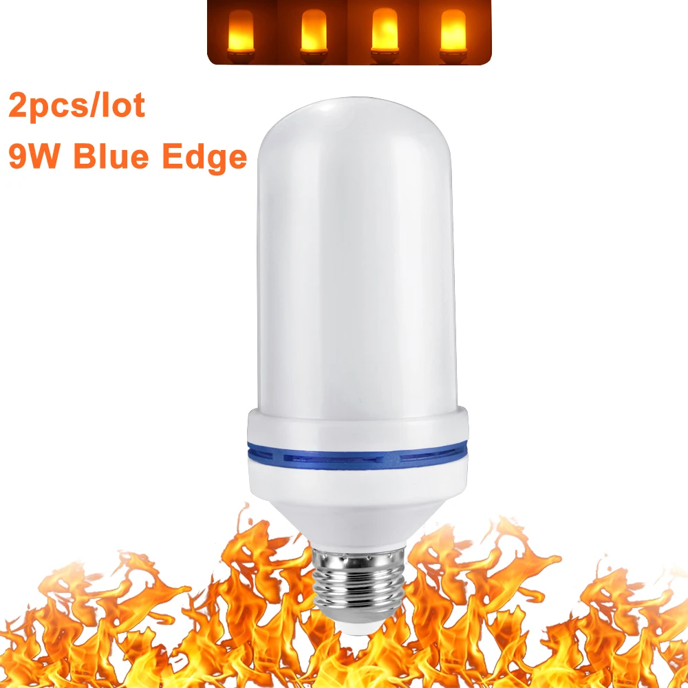 Oriģināls Rūpnīcas E27 E14 E26 LED Liesmu Efekts Spuldzes AC85-265V Uguns raustās spuldzes mājas dekori lampas ampoule led 5W 7W 9W