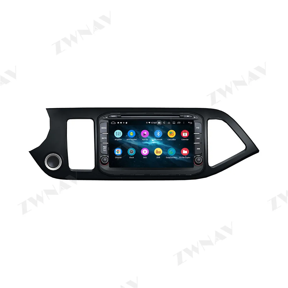 Par KIA Rīta Picanto 2011. -. Gads. Gadam Android 10 DSP Auto Multimediju Atskaņotājs, Stereo, DVD, Radio uzlabot GPS navigācijas vienības Vadītājs