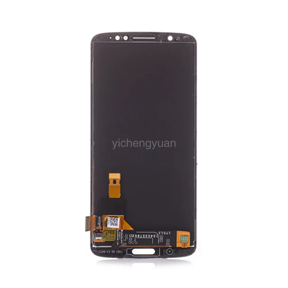 Par Motorola G6 Plus LCD Displejs Ar Touch Screen Digitizer Montāža Moto G6Plus XT1926 5.93 Collu Lcd Ekrāns Ar Rāmi