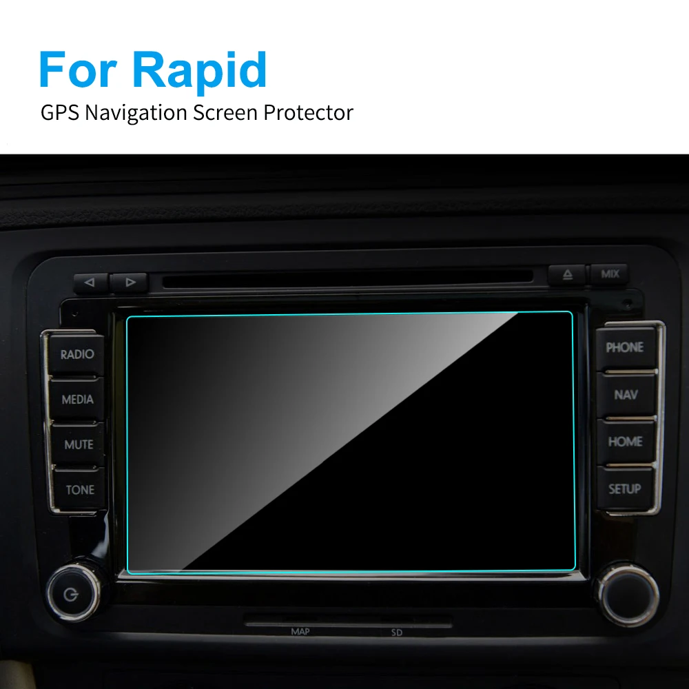 Par Skoda Rapid 6.5 Collu TPU Auto GPS Navigācijas Ekrāna Aizsargs, TPU Ekrāna aizsargplēvi Automobiļi, Auto Piederumi Interjera