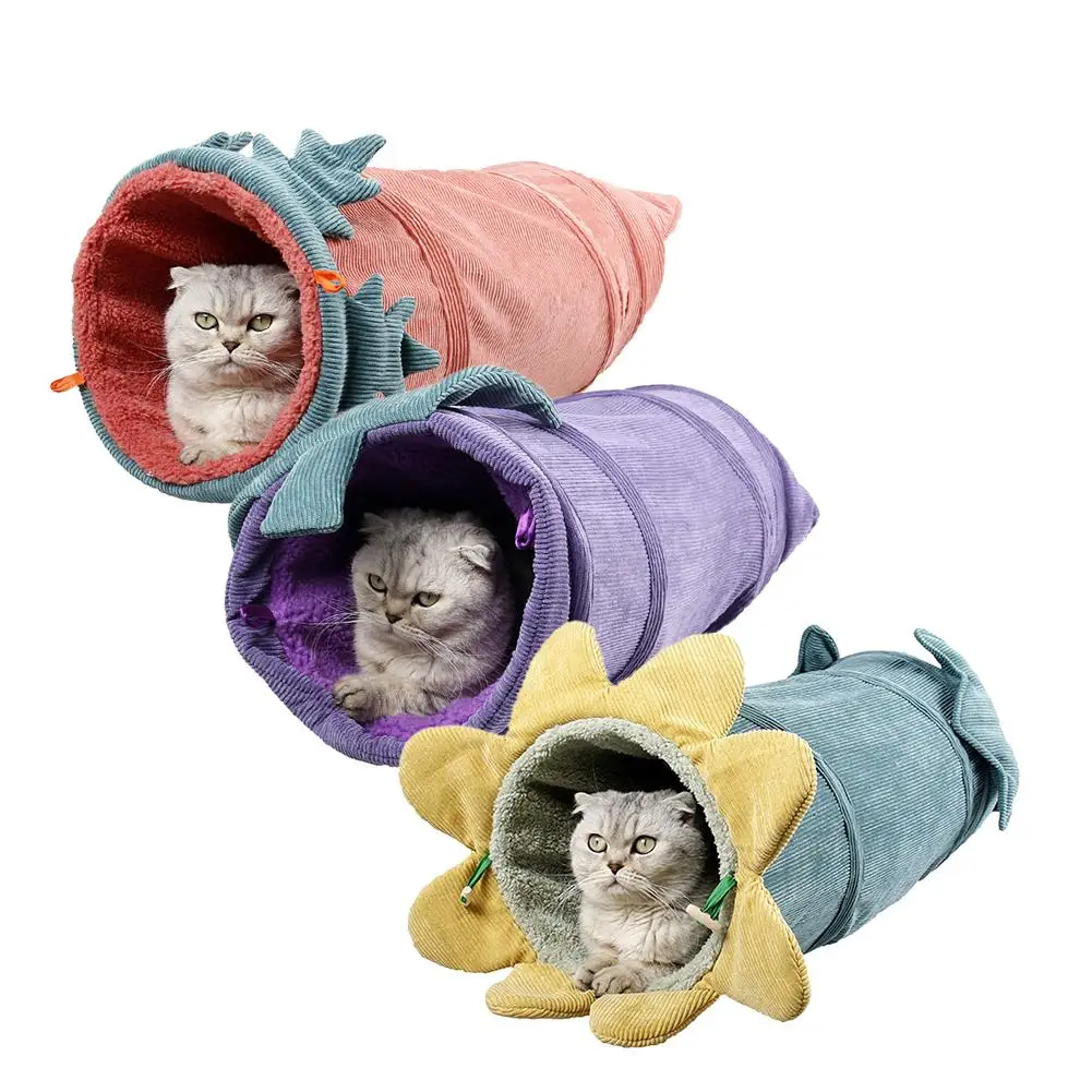 Pet Rotaļlietas Tuneļa Kaķi Locīšanas Kaķis Tuneļa Pet Cat Gultā Mazu Suņu Kucēnu Audzētava Kaķis Guļ Kaķis Maisā Ligzdu Pet Rotaļlietas Piederumi