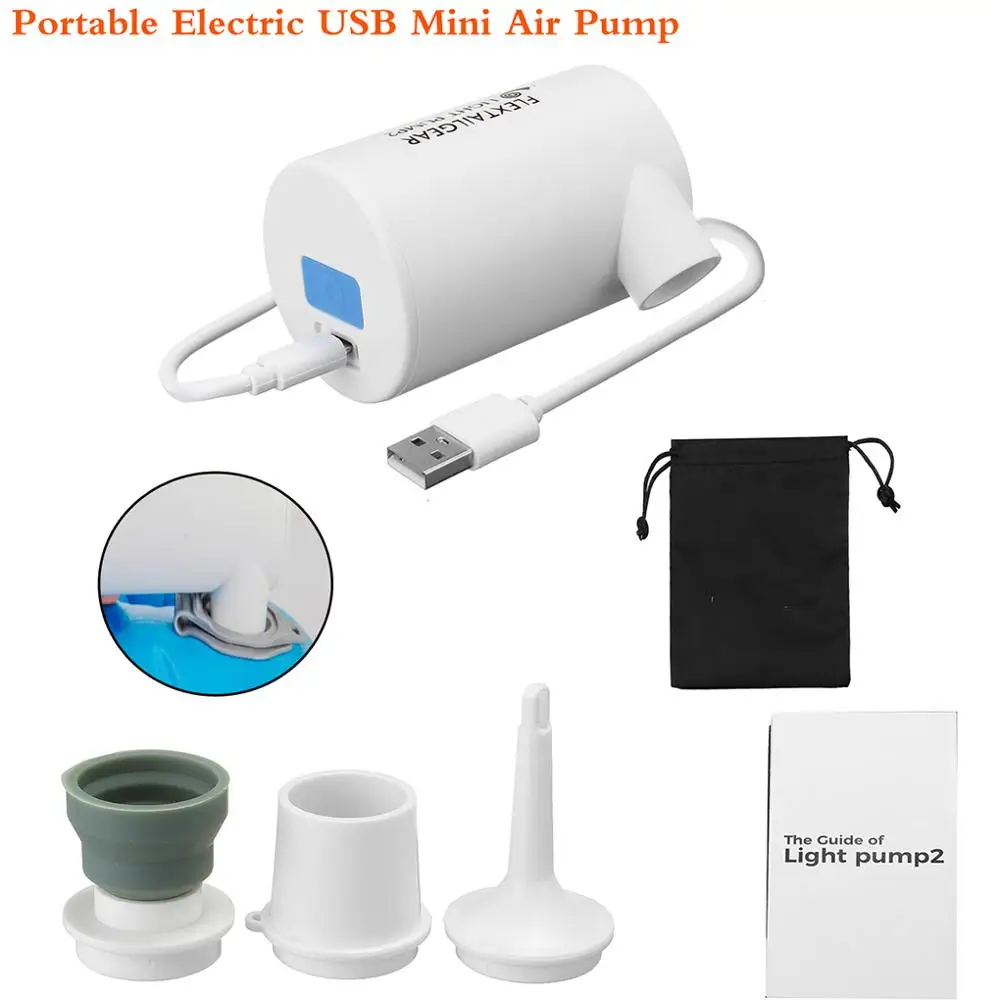 Portatīvo USB Elektriskā Mini Gaisa Sūknis USB Ports Uzlādes Elektriskie Gaisa Sūknis fit Visvairāk Inflatables, Iekārtu Ceļojuma Gaisa Sūknis