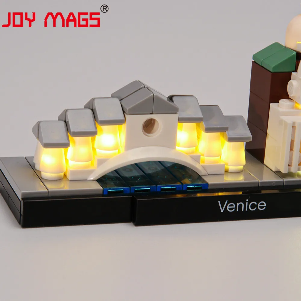 PRIEKS MAGS Tikai Led Light Komplekts 21026 Venēcijas Arhitektūras , (NAV iekļauts Modelis)