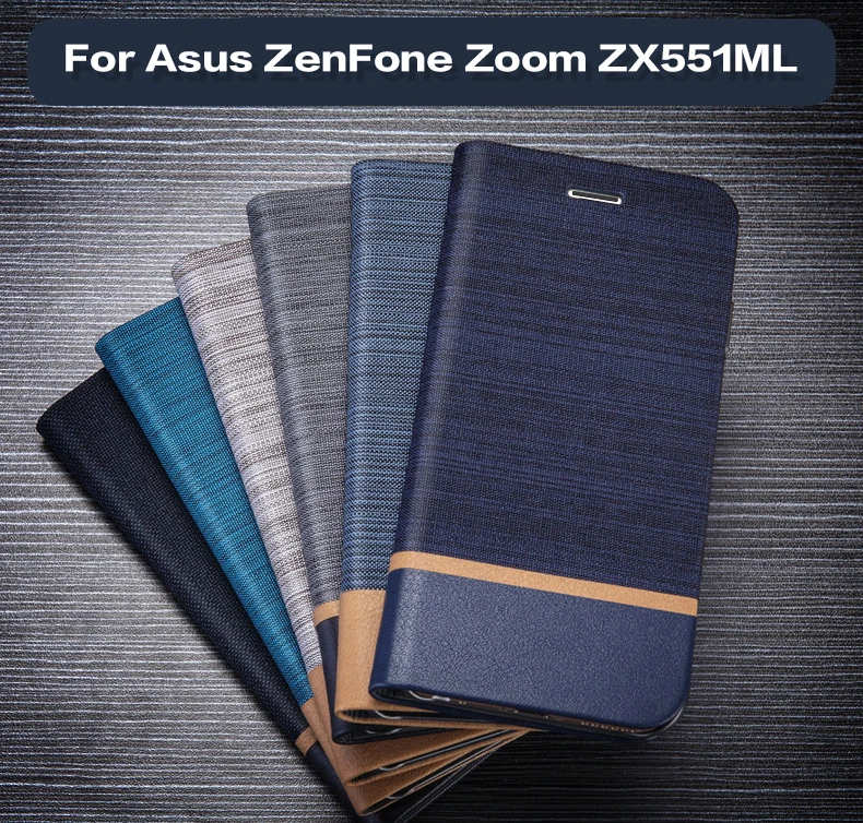 Pu Ādas Telefonu Gadījumā Par Asus ZenFone Tālummaiņas ZX551ML Uzsist Grāmatu Gadījumā, Tpu Silikona Vāciņu Atpakaļ Par Asus ZenFone Tālummaiņas Uzņēmējdarbībā