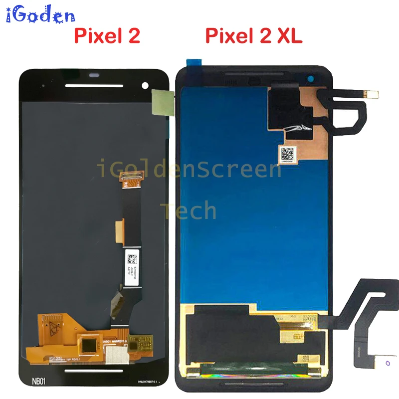 Pārbaudīts, HTC Google Pikseļu 2 XL LCD Displejs, Touch Screen Digitizer Montāža Nomaiņa 6.0