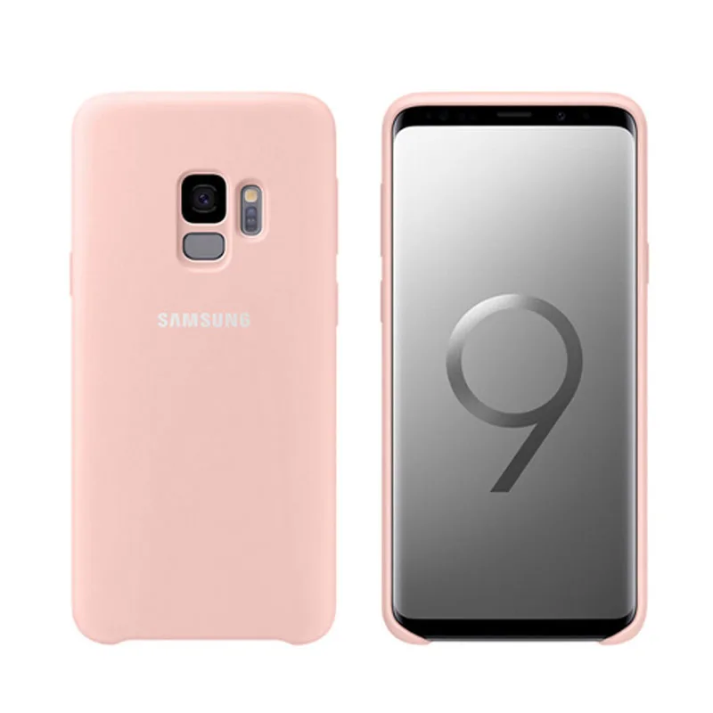 Samsung Oriģināls Silikona Vāciņš Aizsardzības Telefonu Gadījumā Samsung Galaxy S9 G9600 S9+ S9Plus G9650 Triecienizturīgs Apvalks Tālruņa Vāciņu