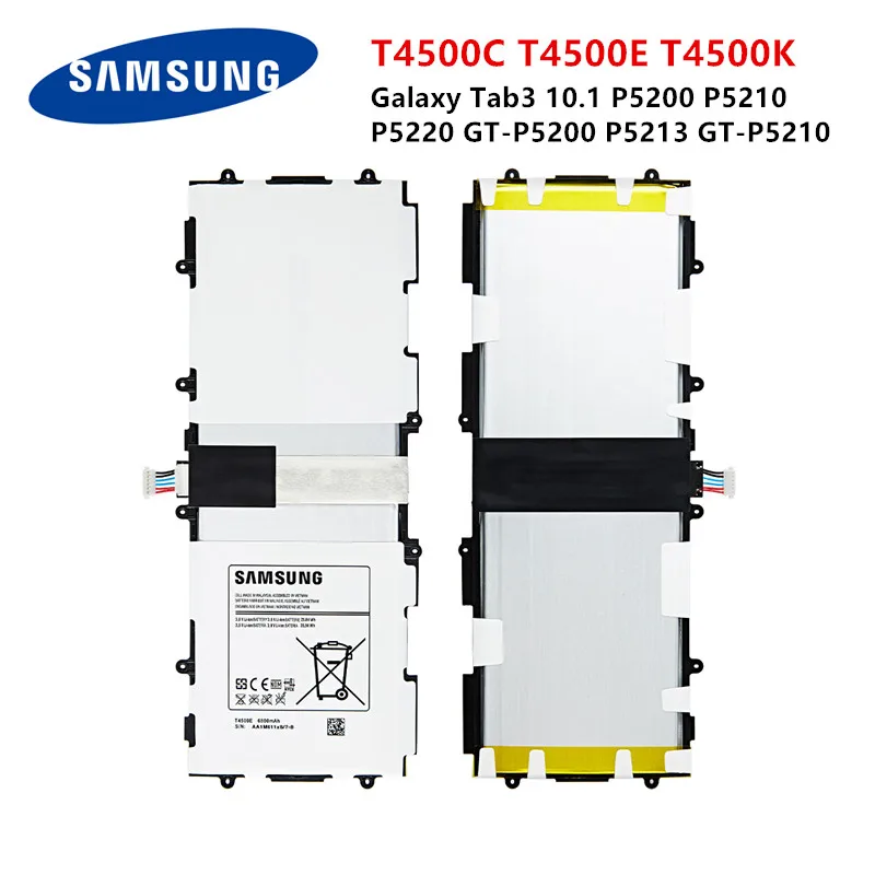 SAMSUNG Oriģinālā Tablete T4500C T4500E T4500K akumulatora 6800mAh Samsung Galaxy Tab3 P5200 P5210 P5220 P5213 Baterijas