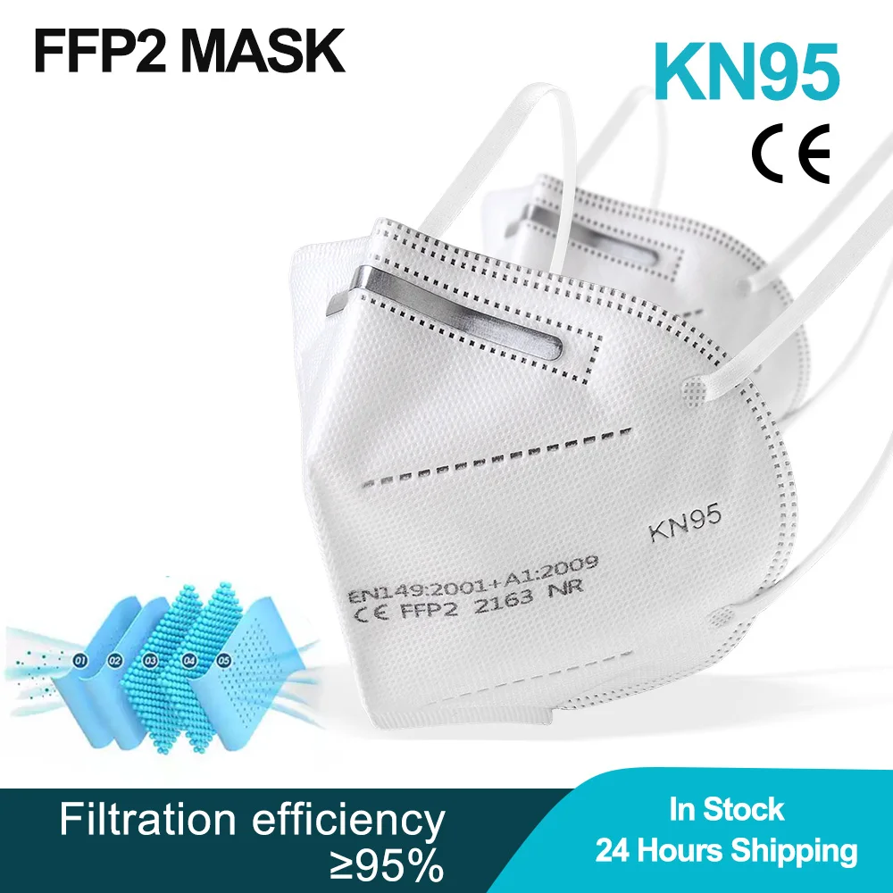 Sejas maska 5-slāņu KN95 būtiska mascarilla filtrs maske Mutes maska anti putekļu maska tušas mascarilla ventilācijas