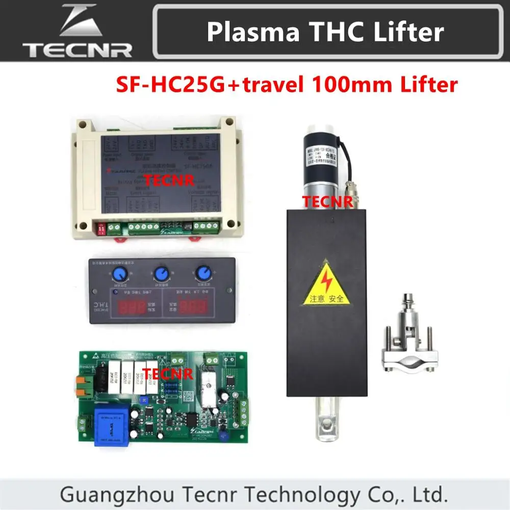 SF-HC25G Plazmas Lāpu augstums kontrolieris Loka Spriegums Ar THC Atlēts ceļojumu 100mm Augstuma Regulētājs Plazmas Griešanas Mašīna
