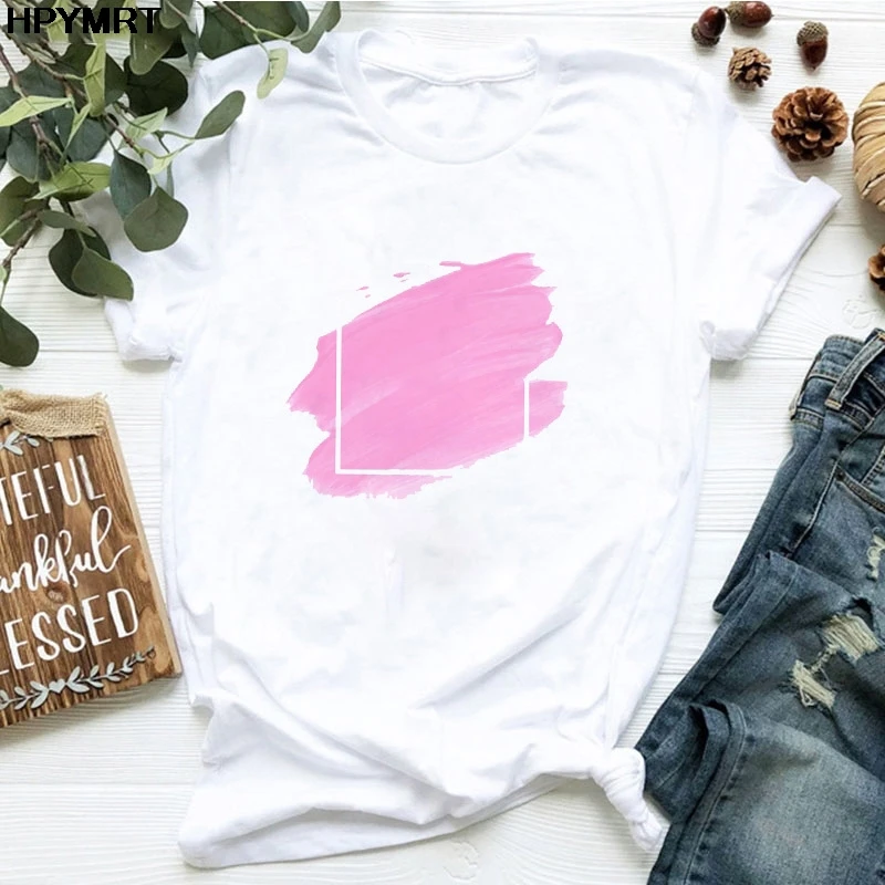 Sirds ziedu drukāt dāmas T-krekls gadījuma raksturs O-apkakles balts t īsām piedurknēm T krekls sieviešu mīlestība grafikas modes apģērbi