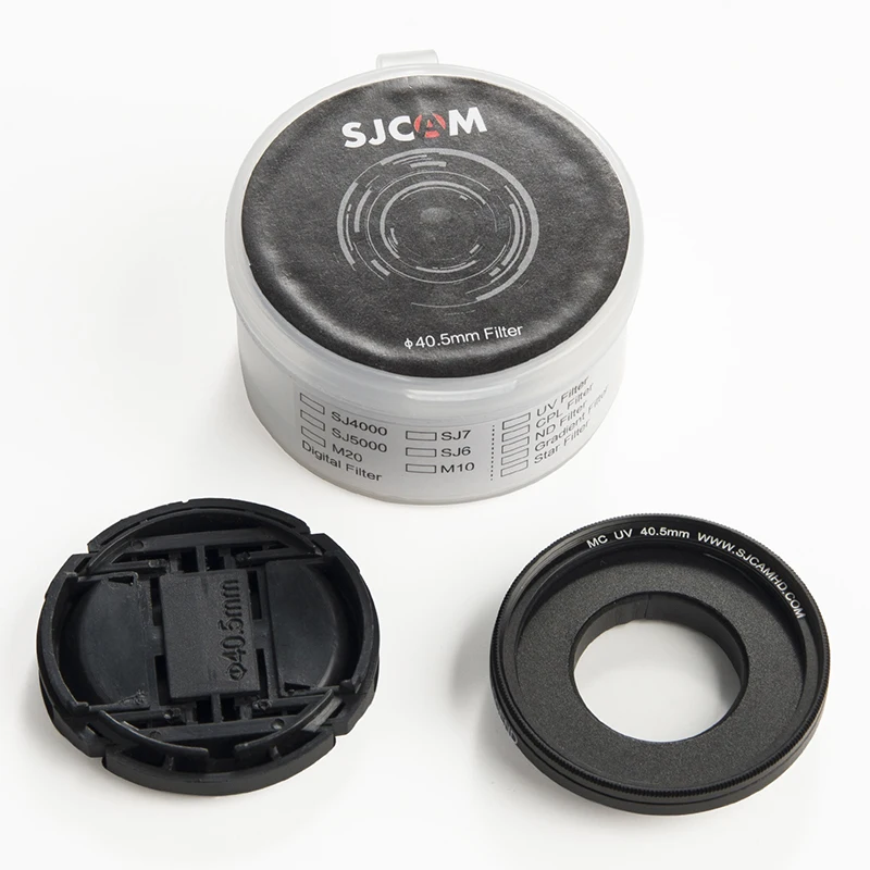 SJCAM Piederumi SJ6 MC UV Lens 40,5 mm ar Aizsardzības Klp Anti-Scratch Objektīvs UV Lēcas Aizsargs SJ6 Leģenda 4K Action Camera
