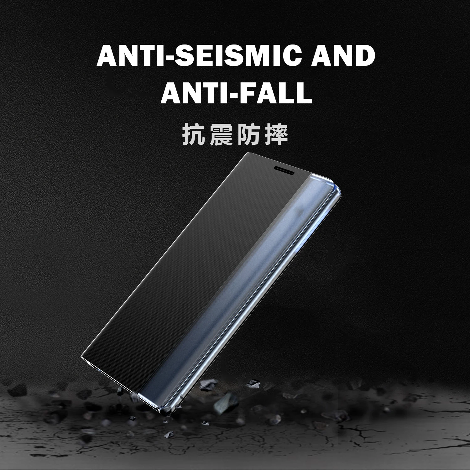 Smart Case, Lai Huawei P Smart 2020 2021 Z Y9 Ministru 2019 Y7P Y6P Y5P Godu 9S 9.C Baudīt 10 Plus Stāvēt Spogulis, Pārsegs PU Ādas Vāks