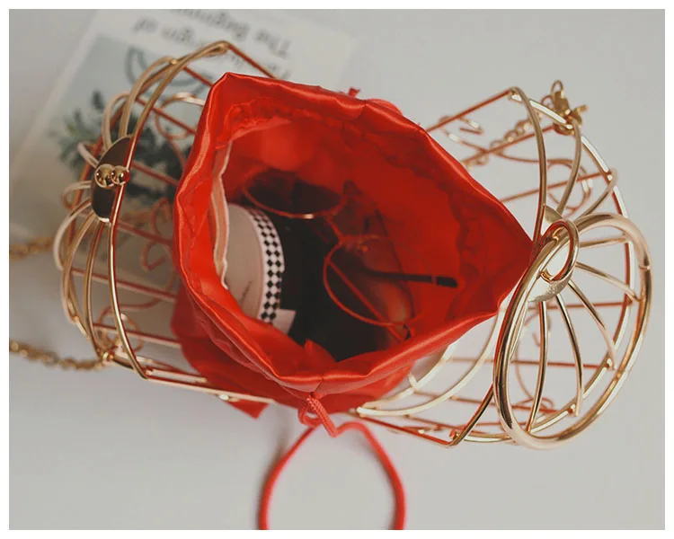 Somas sievietēm Retro putnu būris ieliektas formas somā savvaļas modes ar somas somas personības pleca soma jūra