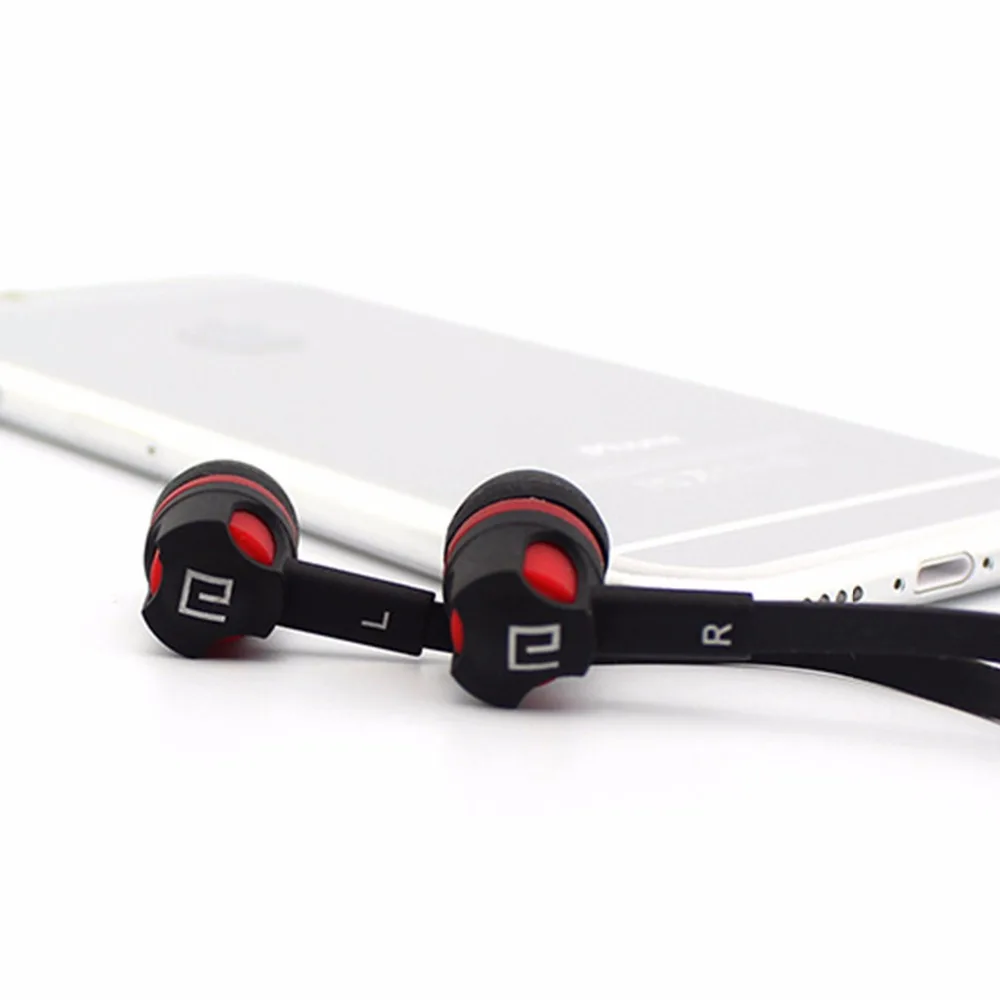 SOONHUA 3,5 mm Vadu In-ear Stereo Austiņas, Plakano Kabeli Earbuds Austiņu Super Bass Stereo Skaņas Austiņas, kas aprīkotas Ar HD Mic