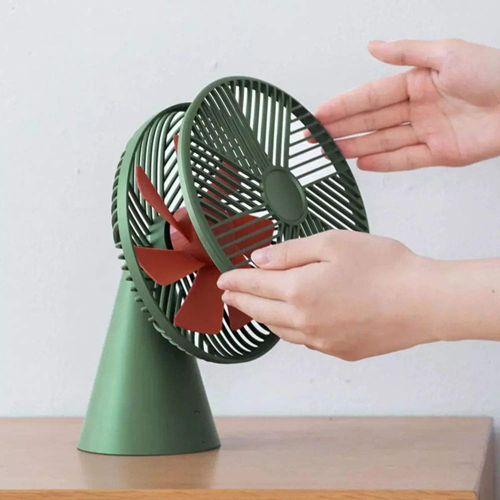 SOTHING galda Ventilators Rainforest Versija Super Vēja Izslēgt Noņemams Ventilators Rechargable Silent Fan Cooler Office Smart Home