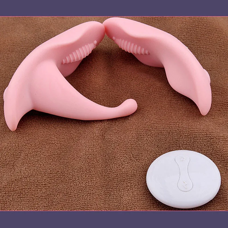 Tauriņš Valkājamas Dildo Vibrators WomenRemote Kontroles Biksītes Masturbator Biksītes, G-Spot Klitora Stimulators Pieaugušo Seksa rotaļlietas