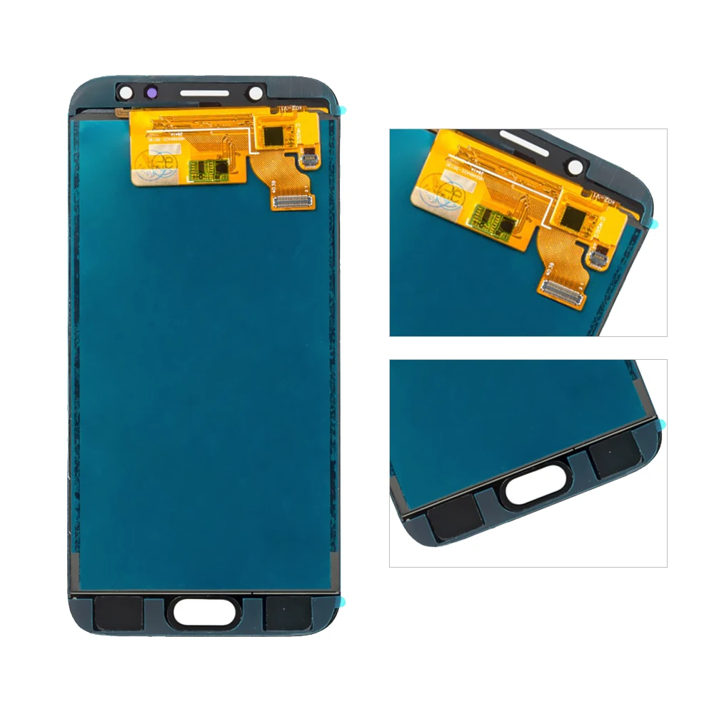 TFT LCD Displejs Priekš SAMSUNG Galaxy J7 Pro J730 J730F Touch Screen Digitizer Montāža Nomaiņa Regulēšana