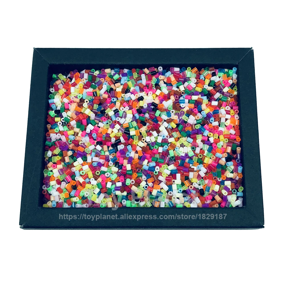 Tikai Pārdot! 13000pcs Krāsu jaukšana 2.6 mm, Hama Pērlītēm, kas ar 1 Gludināšanas Papīra Perler Krelles 3d Puzzle Kids Izglītojošās Rotaļlietas