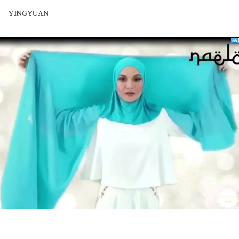 TJ72 jaunu šifona musulmaņu hijabs šalle modes lakatu voile musulman cietu pārsegu hijab