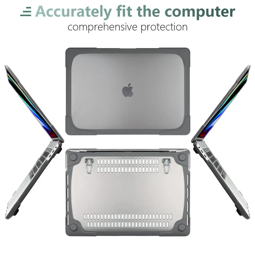 Triecienizturīgs Statīvs Lietā MacBook Pro Retina 13 15 collu 2019/ Gaisa 11 13.3 