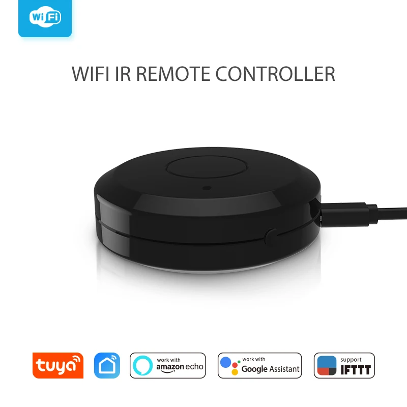Tuya Universālais Smart 2.4 G WiFi INFRASARKANO staru Tālvadības pults ar Alexa,Google Home Balss Kontroles Centrālās Smart Home Automation