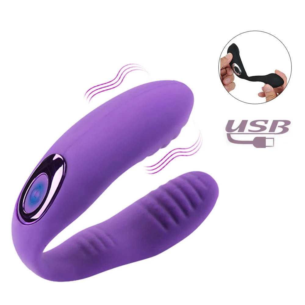 U Veida Formas Vibratori Sievietēm USB Uzlādes G Spot Klitora Stimulācijai, Vaginālo Massager Vibrators Erotiska Seksa Rotaļlietas Sievietēm