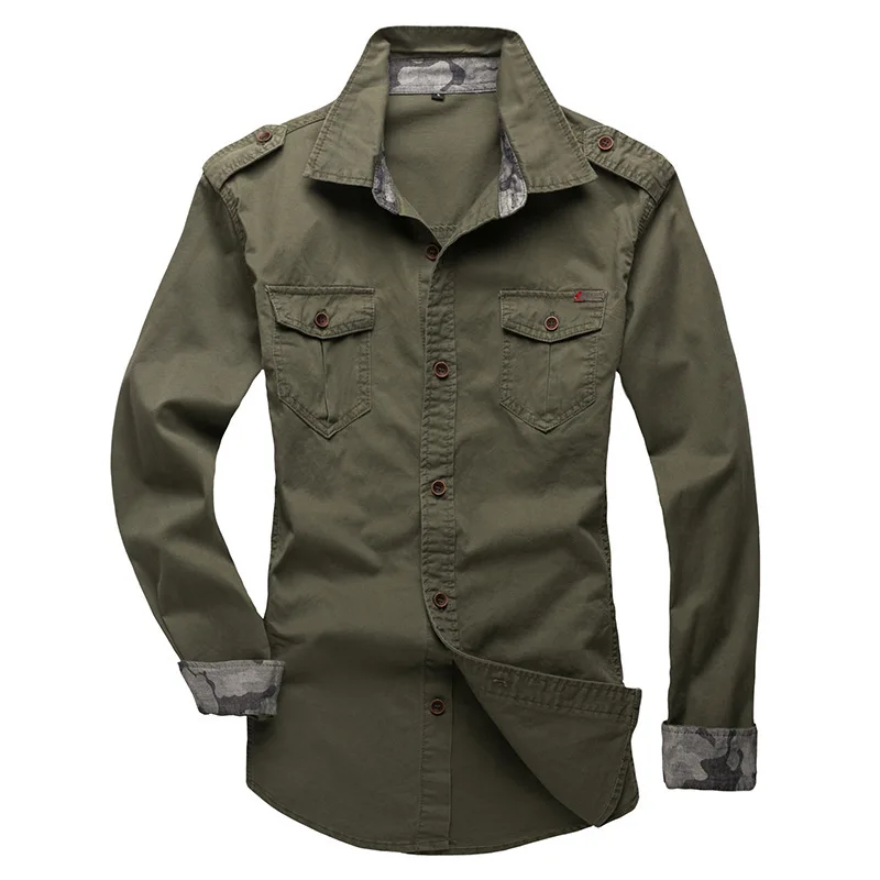 Vasaras Rudens Militārā Stila Modes Kravas Krekli Vīriešu Gaisa Spēku Taktiskā Armijas Kaujas Ikdienas Drēbes Jaciņa Kokvilnas Krekli