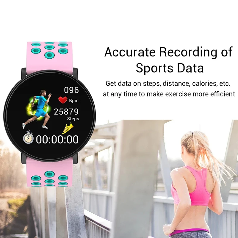 W8 Smart Watch Sievietēm, Vīriešiem, Asins Spiediena Pulksteni Kārta Ūdensnecaurlaidīga Smartwatch Sporta Veselības Smart Aproce Par Android, IOS