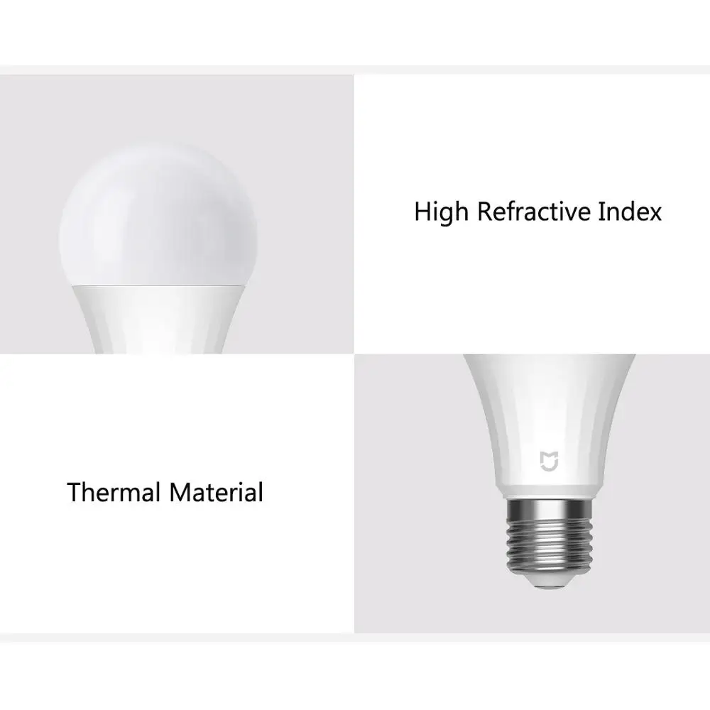 Xiaomi Mijia LED Smart Spuldzes Bluetooth Acs Versija 5W 2700-6500K Kontrolē Balss Pielāgot Krāsu Temperatūra Smart Lampas