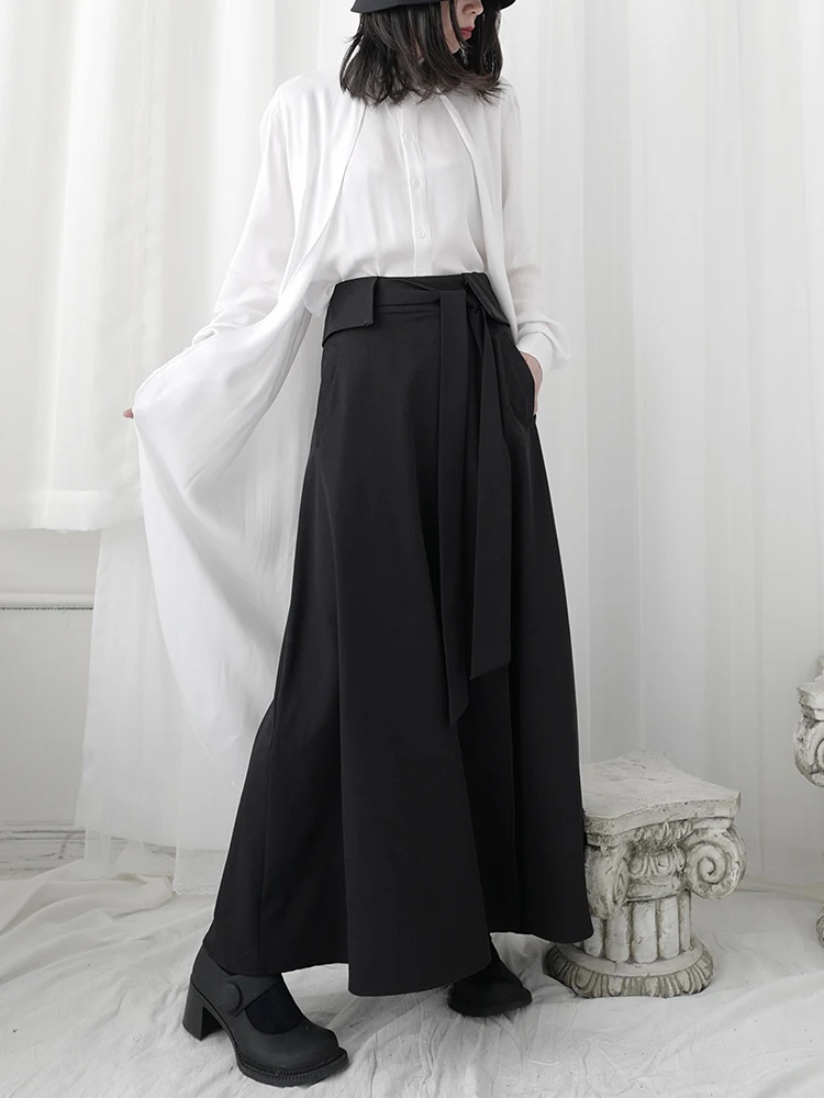 Yamamoto Black Pavada, Hepburn, maz melns tērps, neregulāras, nišu dizains, slim,-line