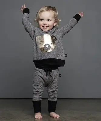Ziemassvētku lācis Zīdaiņiem, zīdaiņu apģērbs zēniem meiteņu treniņtērpi karikatūra krekls+ bikses 2gab bērniem zēns, apģērbu, Bērnu apģērbu komplekts
