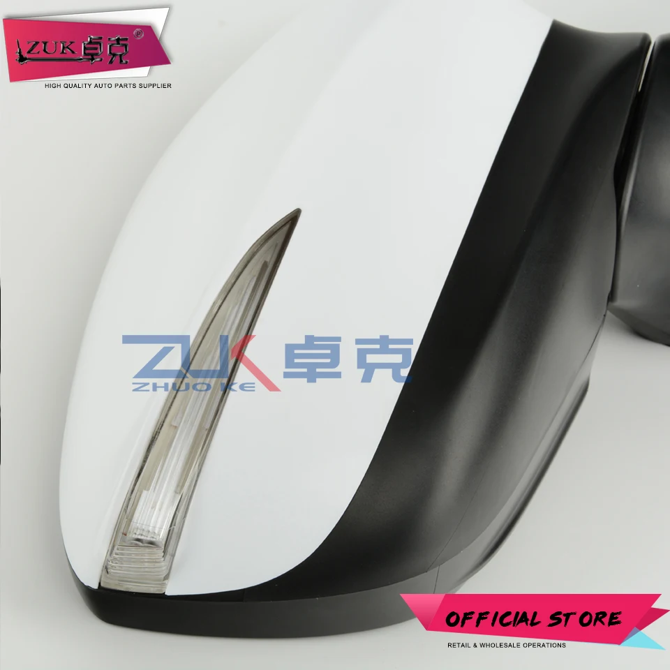 ZUK Automašīnu Ārējie Atpakaļskata Spoguļi Assy Par Mazda CX-5 2016 Ar Elektriskā Leņķa Pielāgot Locīšanas Apkures neredzamās Uzraudzības