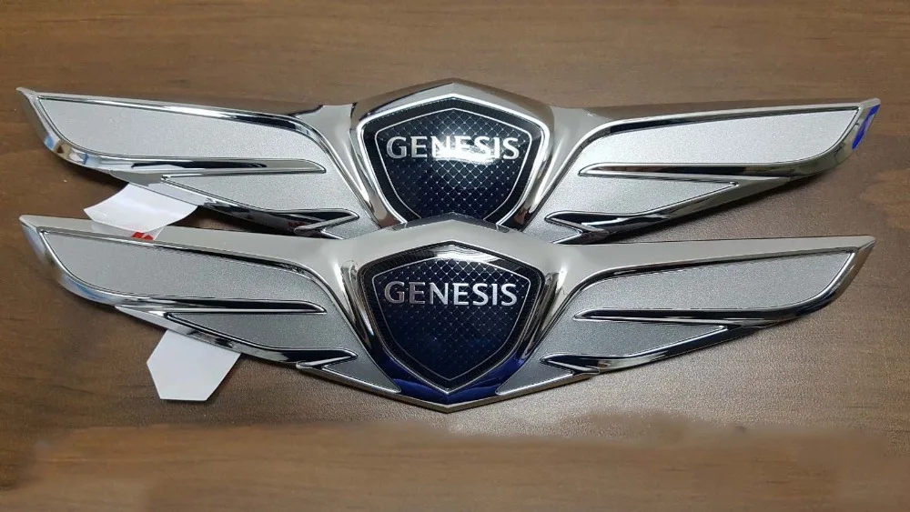 Ārējie Logo Priekšējā Pārsega Aizmugurējā Bagāžnieka Emblēmu Žetons Par Hyundai Genesis 2017+ G90 EQ900 86330D2200, 86320D2300