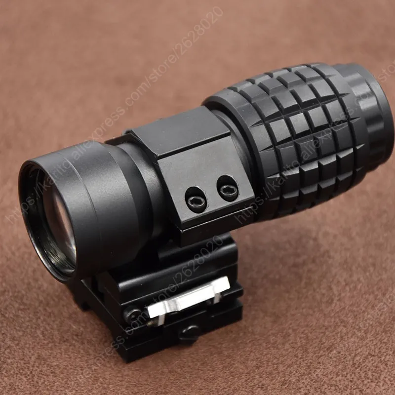 Šautene Red Dot Sight 3x darbības Joma Lupa Kompakts Aktuāli Par Flip Pusē Picatinny Ieroci Rail Mount M7600