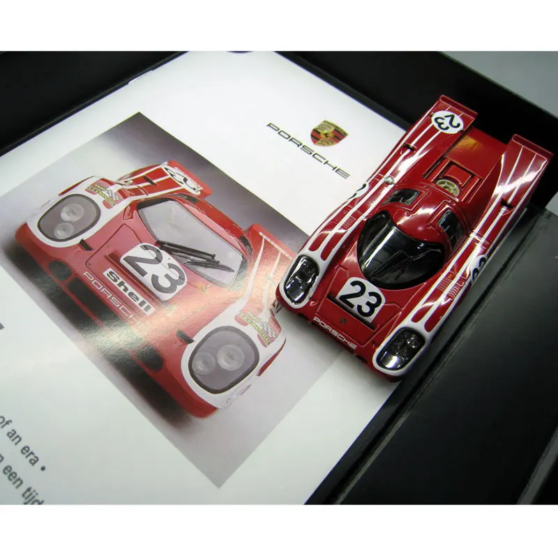 1:43 Porsche 917 Weissach Racing Edition Simulācijas Sakausējuma Auto apkopot Modeli, Vāc dāvanas, rotaļlietas