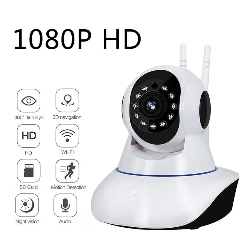 1080P IP Kameras WIFI Bezvadu Mājas Drošības Kameras Infared Uzraudzības divvirzienu Audio CCTV Pet Suns, 2MP Kameras, Baby Monitor