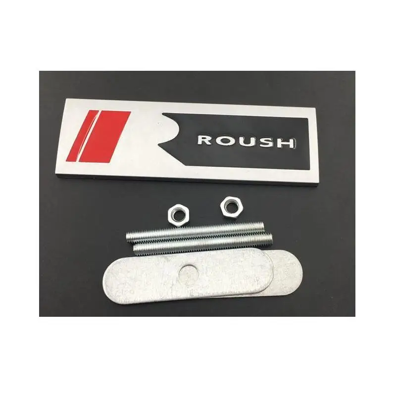 10pcsxMetal Sakausējuma Roush Automašīnas Priekšējās Restes Emblēma, Logo Emblēma