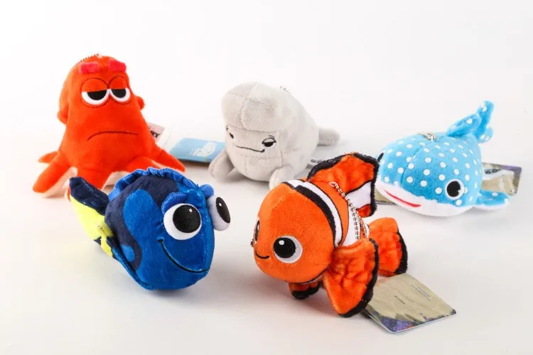 13cm 5 Stili Nemo Plīša Rotaļlietas Pildījumu Kulons Keychain Lelle Dāvanas Bērniem Meitenes Zēni