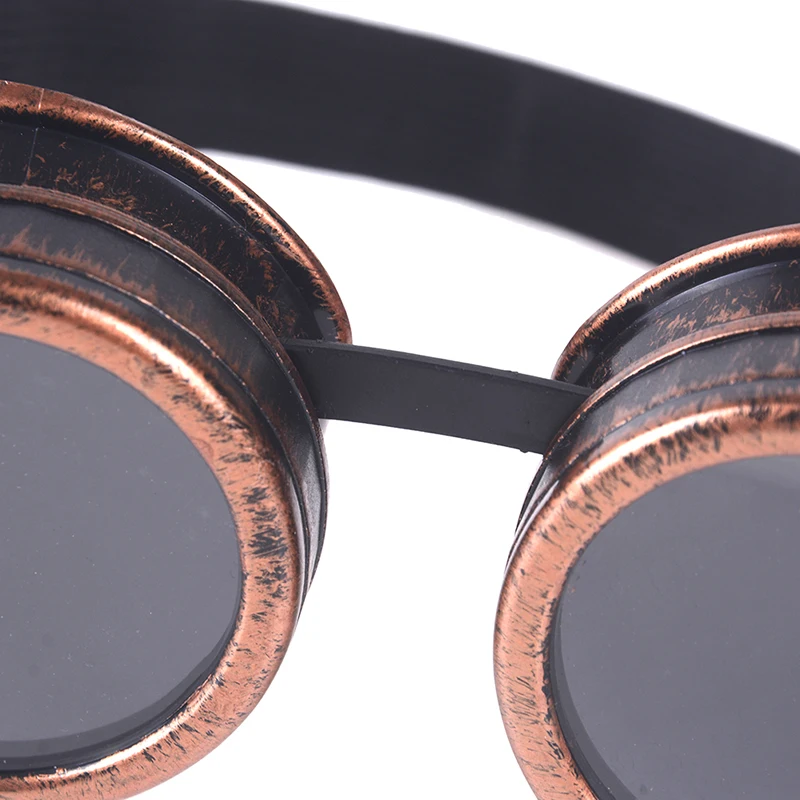 1Pc Vintage Steampunk Saulesbrilles Vīriešiem Luksusa Zīmolu Dizainera Tvaika Punk Apaļā Saules Brilles Vīriešu Hipiju Retro Brilles