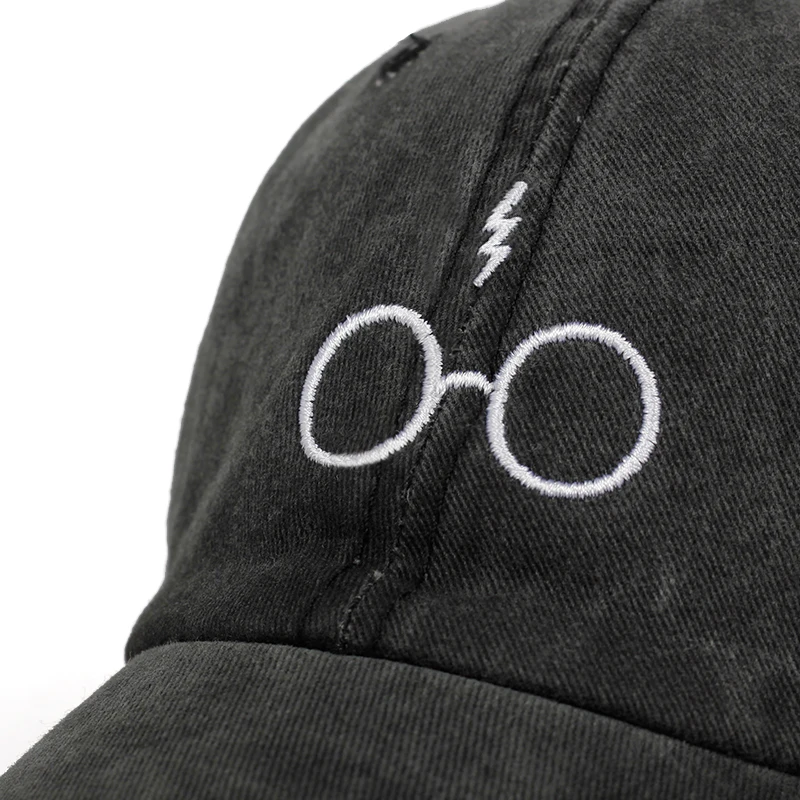 2019 brilles izšuvumi beisbola cepure jauns dizains tētis cepuri augstas kvalitātes unisex modes cepures zibens sporta cepures
