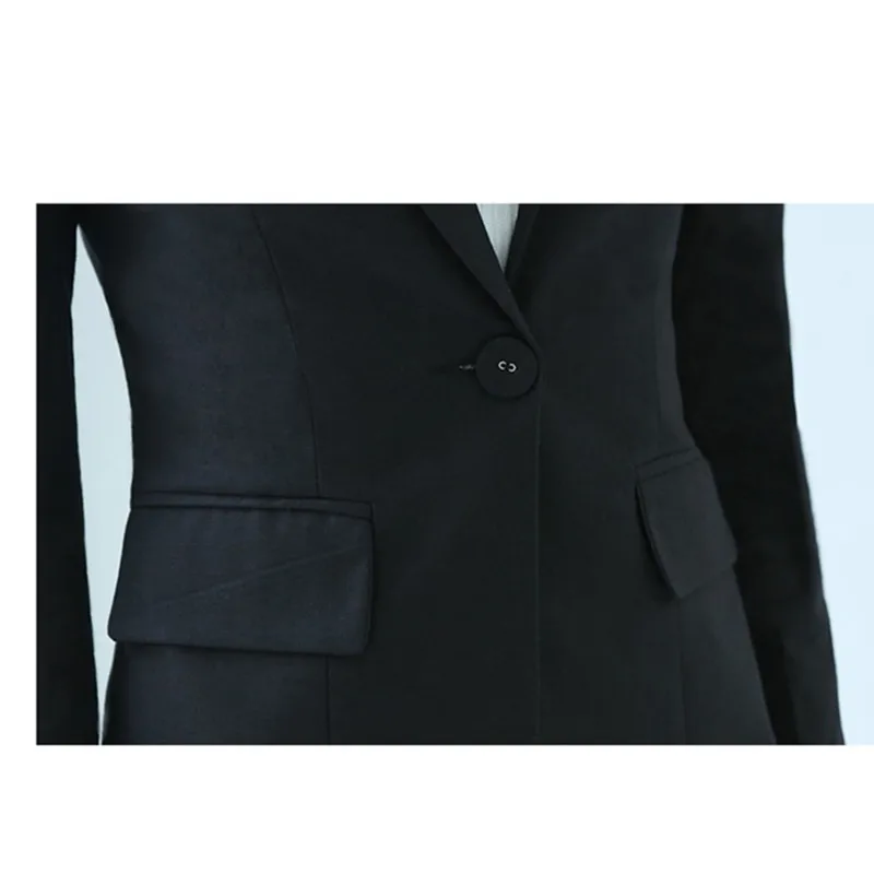 2019. gada Pavasara Rudens Sieviešu Biznesa Uzvalks Īsā Jaka Plus izmērs 4XL Slim Elegants Vienas sprādzes Dāmas Kažoku, Cietā Gadījuma Bleizeri Uzvalks