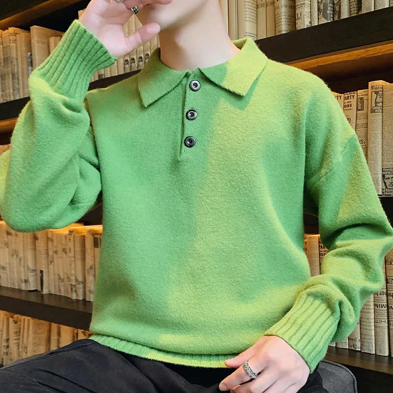2020 Jaunu Vīriešu Ar Garām Piedurknēm Sabiezējums Siltu Džemperi Modes 2113