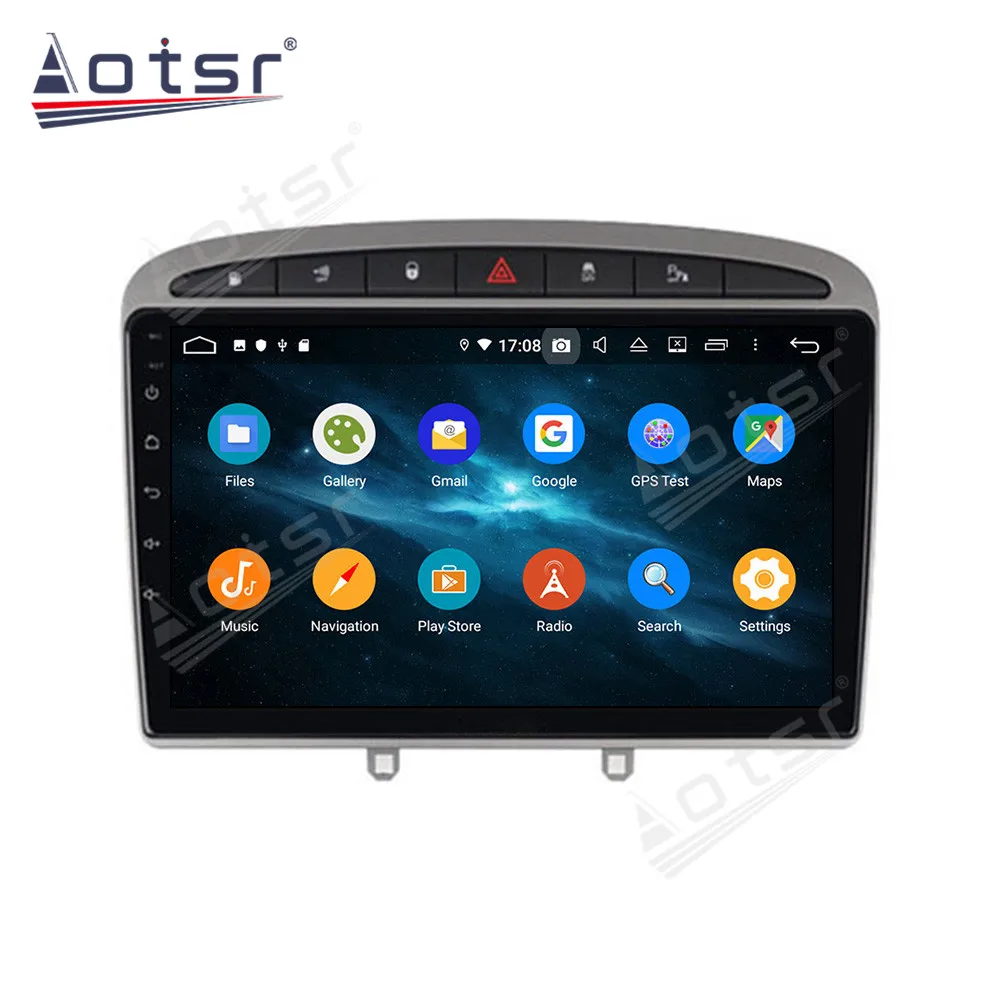 2Din IPS Ekrāns, Android 10 DSP Auto Multimedia Player Peugeot 308 408 308SW 2010-2016 Navigācijas Audio Radio Stereo galvas vienības