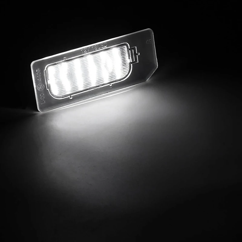 2gab Bez Kļūdām SMD numura zīme LED Gaismas Lampas Mitsubishi ASX 2011. -. gadam Car Styling Numura zīmes Lukturi