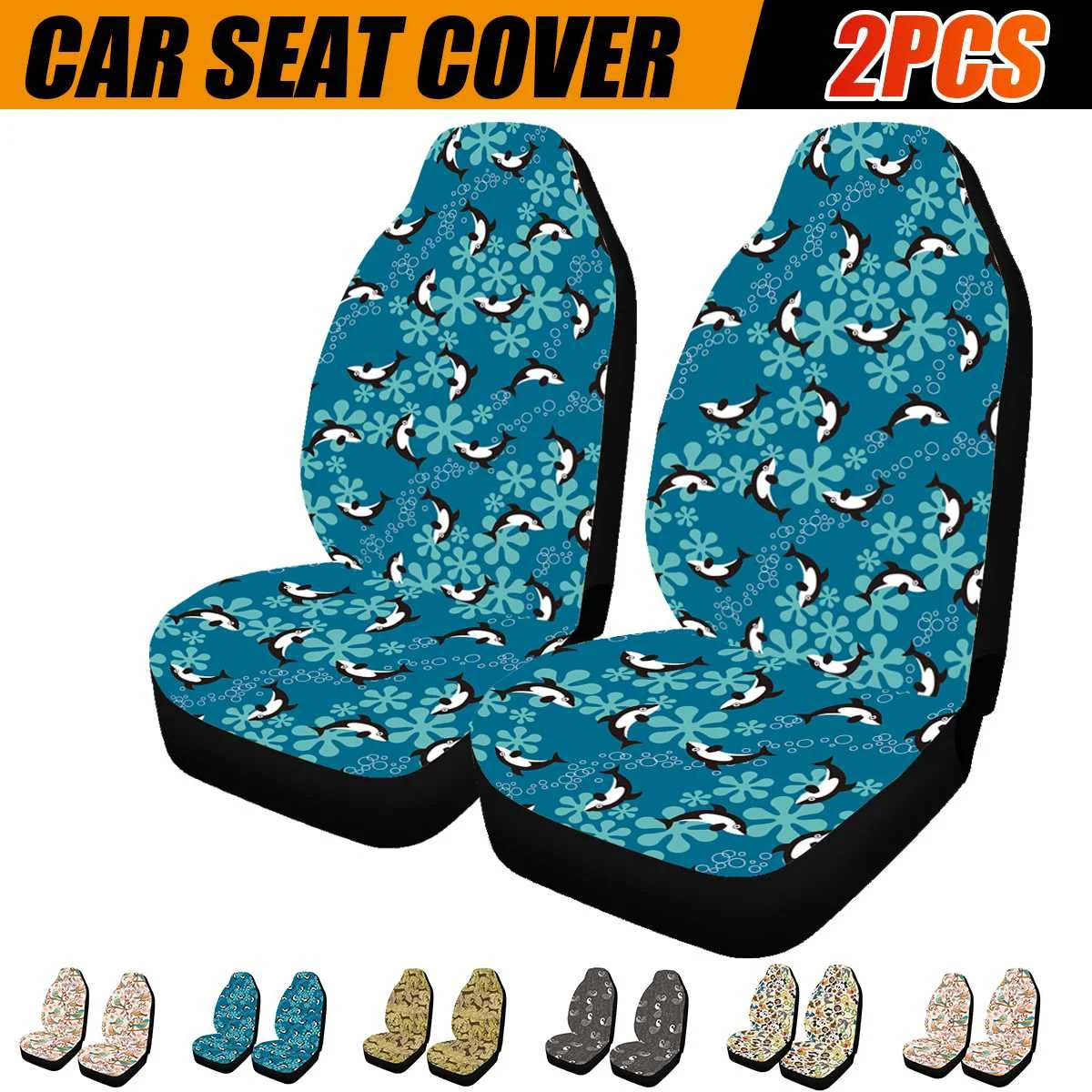 2gab Priekšā Automobiļu Automašīnu Seat Cover Universal Aizsargs Paklājs Mazgājams Mīkstu Auduma Modes Modelis, lai Lielākā daļa Auto Automašīnu Kravas automašīnu SUV