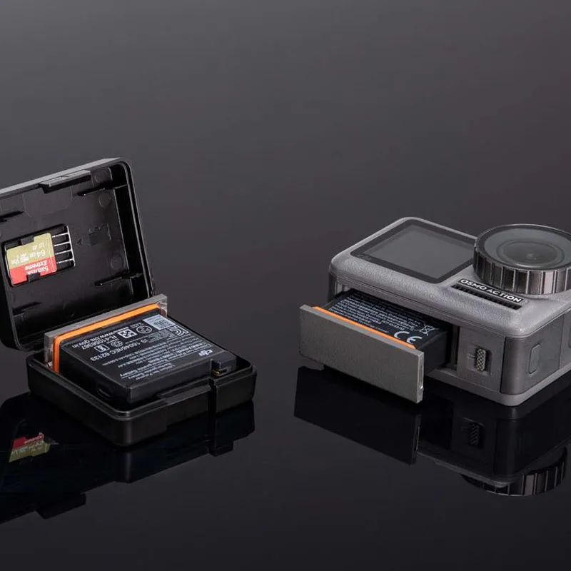 2gab Sākotnējā Dji Osmo Rīcības Akumulators + Viedo Uzlādes Hub + Baterijas Uzglabāšanas Kārba, DJI Action Camera Piederumu Komplekts