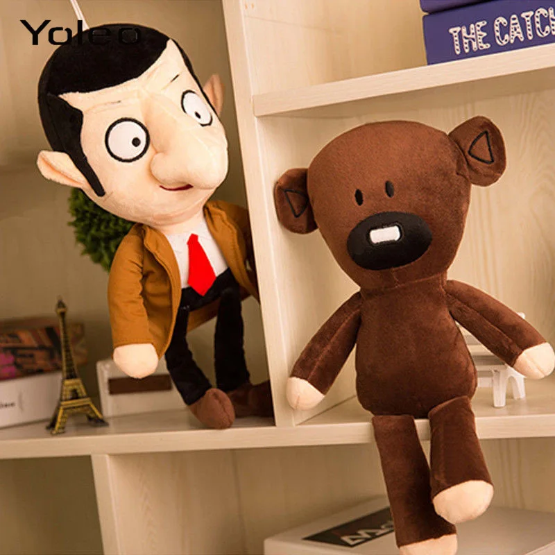 30cm Mr Bean lācīti Plīša Rotaļlietas Filmu Mr. Bean Gudrs Kawaii Stfuffed Rotaļlietas Bērniem Dzimšanas dienas dāvana Dāvanas
