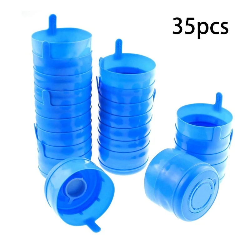 35Pcs Nav Noplūde Klp Anti Splash Bottle Caps 55mm 5 Gallon Spainis Ūdens Krūze, Nomaiņa, Ūdens Pudele Snap par Klp