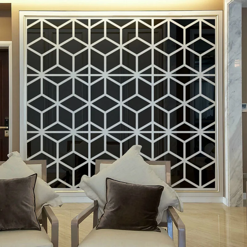 3D Akrila Spogulis Sienas Uzlīmes Ģeometriskā Dimantu Uzlīmes Mājās, Guļamistaba, Dzīvojamā Istaba, TV Fona Zaļās Sienas Dekoratīvās Uzlīmes