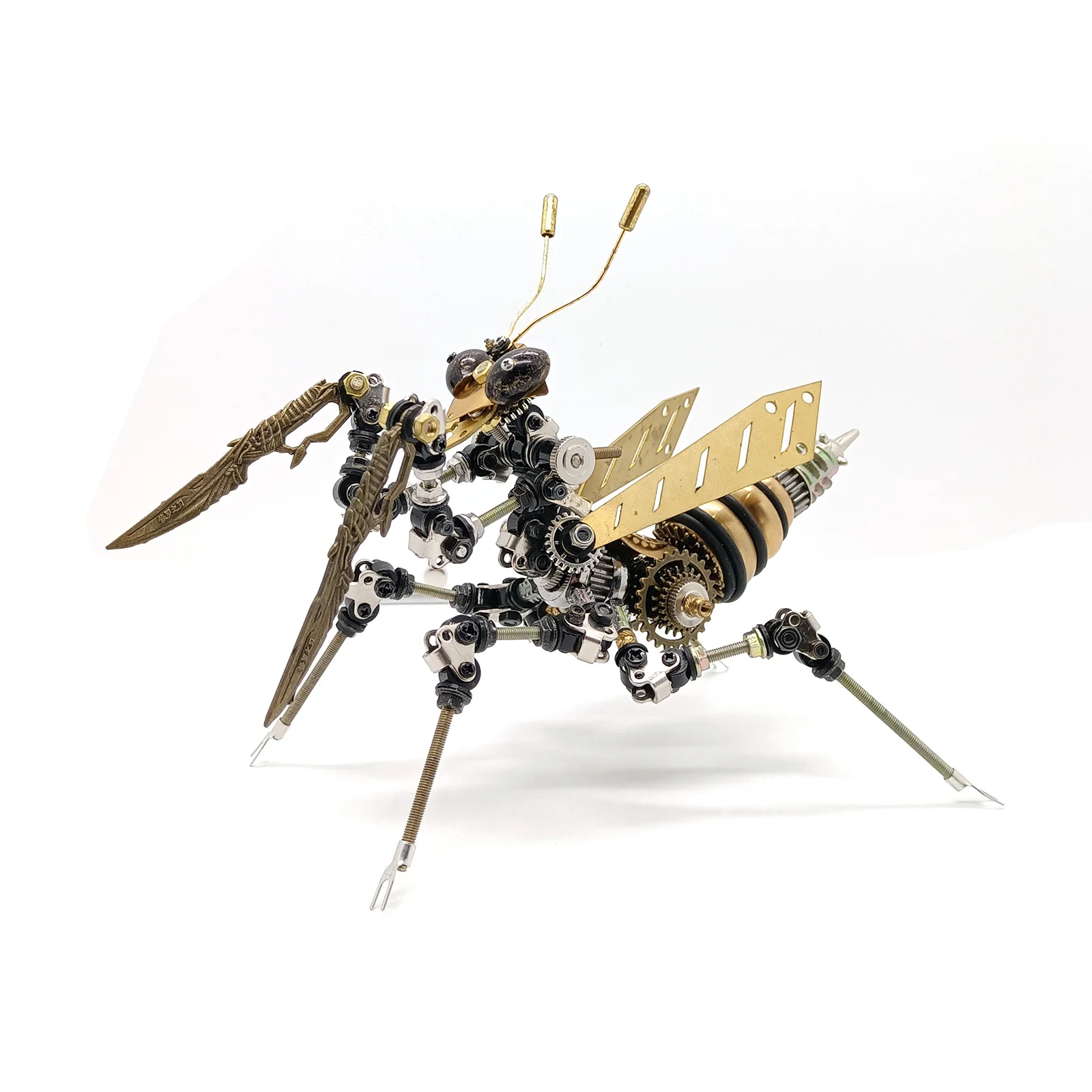 3D Metāla Kukaiņu Puzzle Modelis DIY Mehāniskās Humoru Montāžas Komplekts